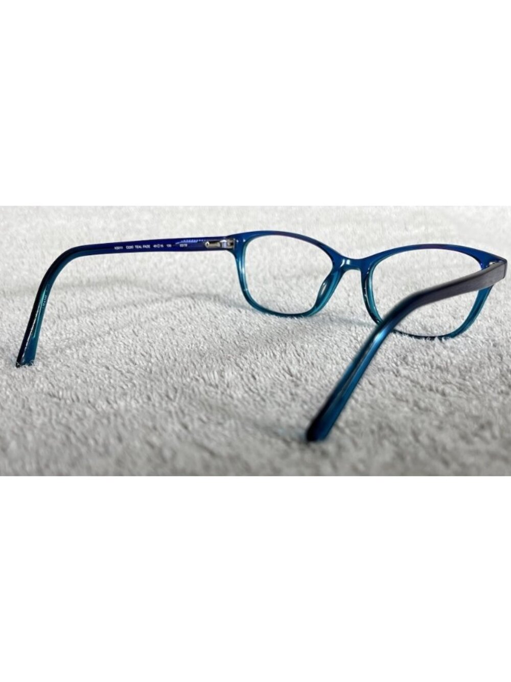 ALTAIR KILTER K5011 (320) TEAL FADE RECTANGULAR EYEGLASSES FRAMES 49-16 130 - Picture 5 of 7